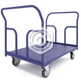 тележка платформенная с двумя ручками тпд 1 (без колёс)