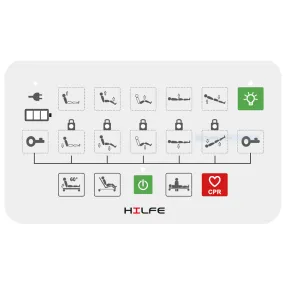 кровать медицинская mb-95.3 (электропривод) с дополнительными опциями