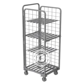 ролл-контейнер с тремя стенками складной 1985х700х800 мм