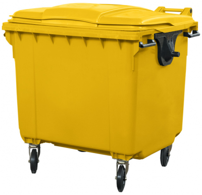 Мусорный контейнер 1100 л. арт. MGB-1100 (Жёлтый)